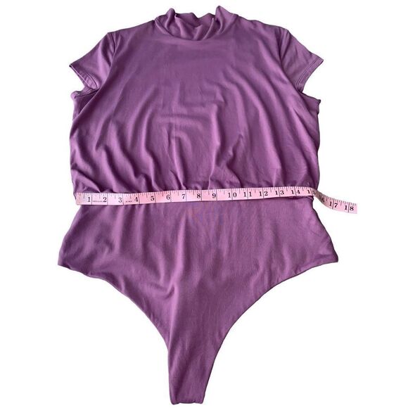 Susana Monaco Mock Neck Thong Bodysuit - Picture 9 of 12